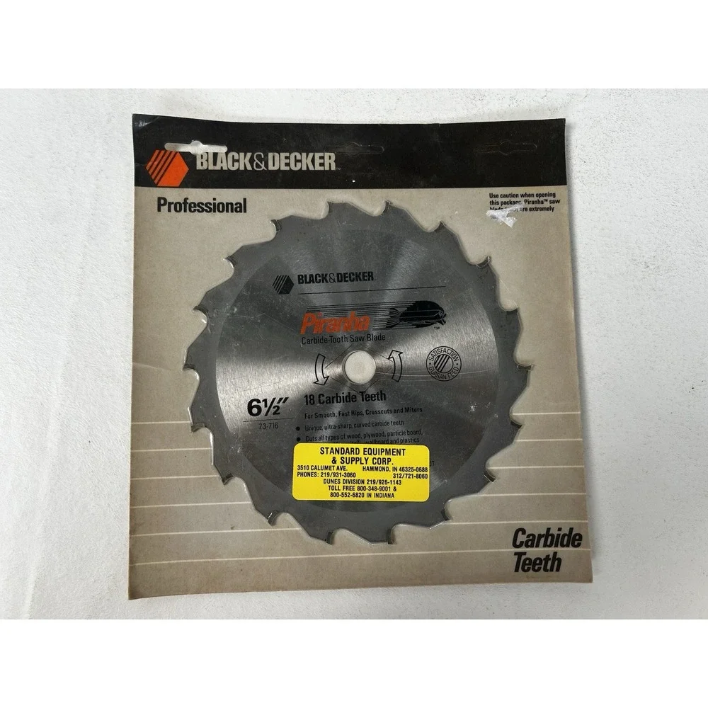 NEW Black & Decker 73-716 Piranha 6 1/2